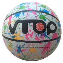 Panel Imprint Official Size and Weight Rubber Basketball